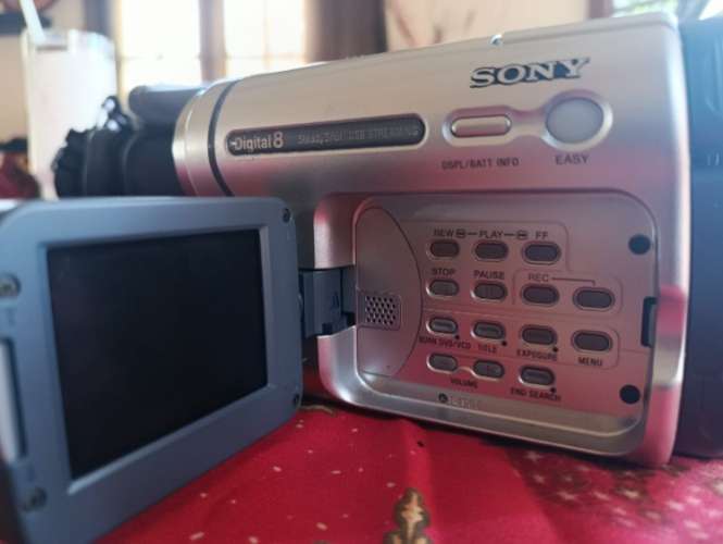 Cámara sony handycam digital8 [100% funcional] + estuche y cables ?✨963995581