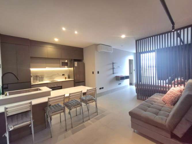 Monoambiente amoblado en alquiler | equipetrol – condominio mare821633650