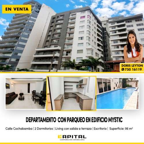 Edificio mystic vendo departamento de 2 dormitorios con parqueo1846541635