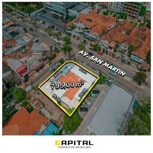 Inmueble comercial en venta zona equipetrol sobre av san martin1140093517