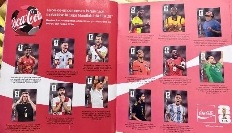 Remato álbum mundial 2026 al 85% con 224 repetidas860504205