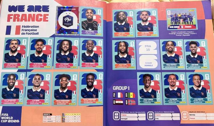 Remato álbum mundial 2026 al 85% con 224 repetidas860504205