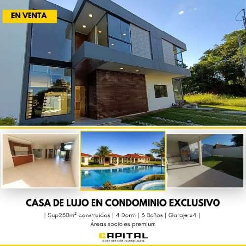 Casa en venta a estrenar en condominio casa de campo1128344982