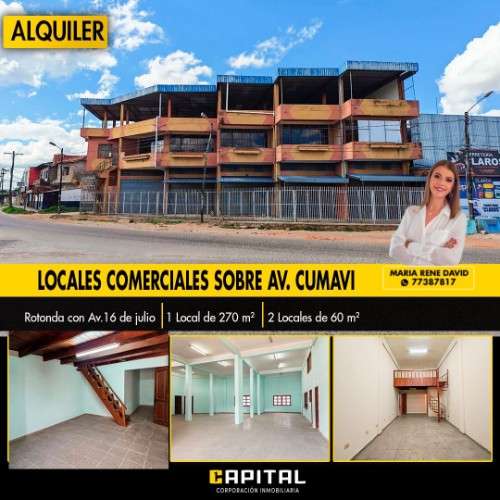 3 locales comerciales en alquiler sobre avenida cumavi349206629