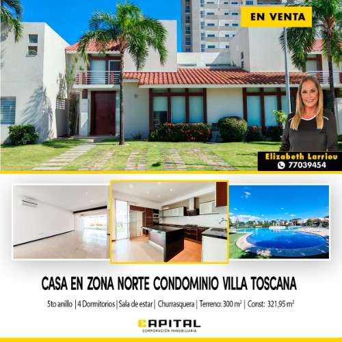 Casa de 4 dormitorios en venta en condominio villa toscana387990416