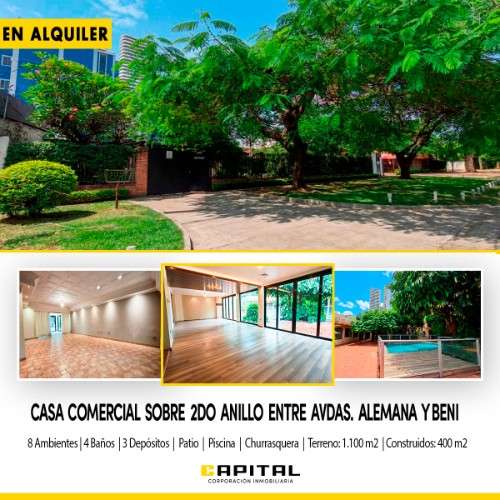 Amplio inmueble para alquilar sobre segundo anillo casi beni373075185