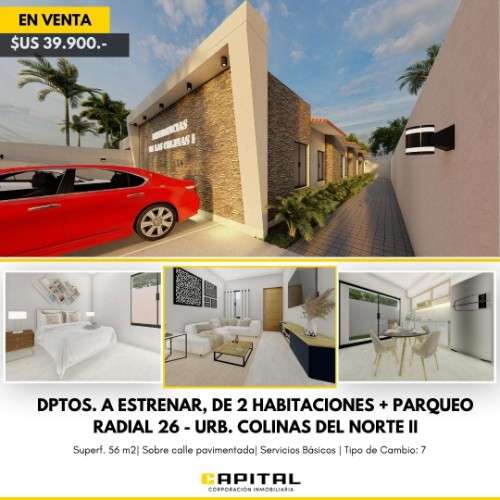 Departamentos de 2 dormitorios a estrenar en venta1924444569