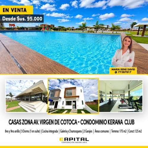 Casas en venta en condominio kerana club1799610485