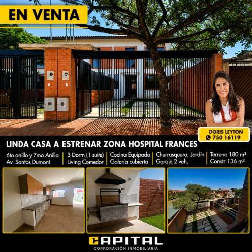 Casa a estrenar zona hospital frances1131514482