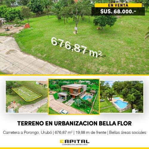 Terreno en venta en urb. bella flor - urubo2026954800