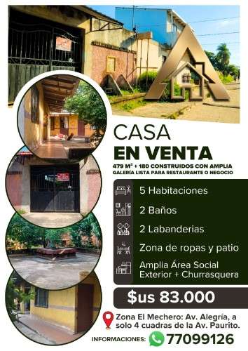 Casa en venta en la zona del mechero – casa con gran potencial1283820305