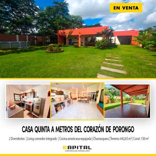 Casa quinta en venta en porongo460193622