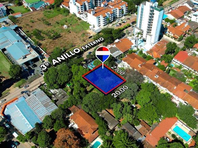 Terreno en alquiler - 3er anillo equipetrol309308751