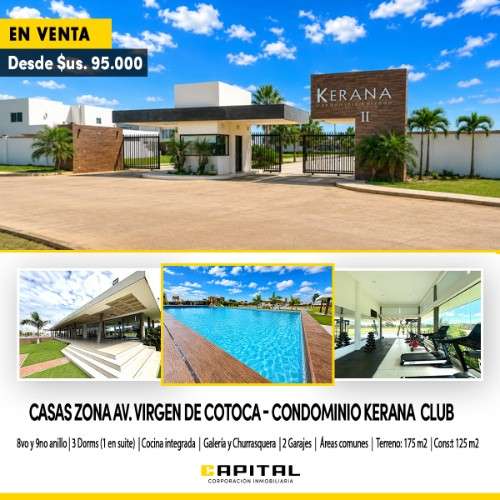 Casas en pre venta en condominio kerana 2896853065