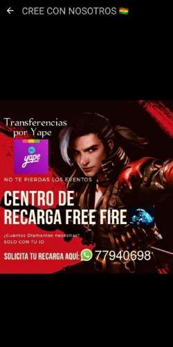 Recargas ff bolivia??899123130
