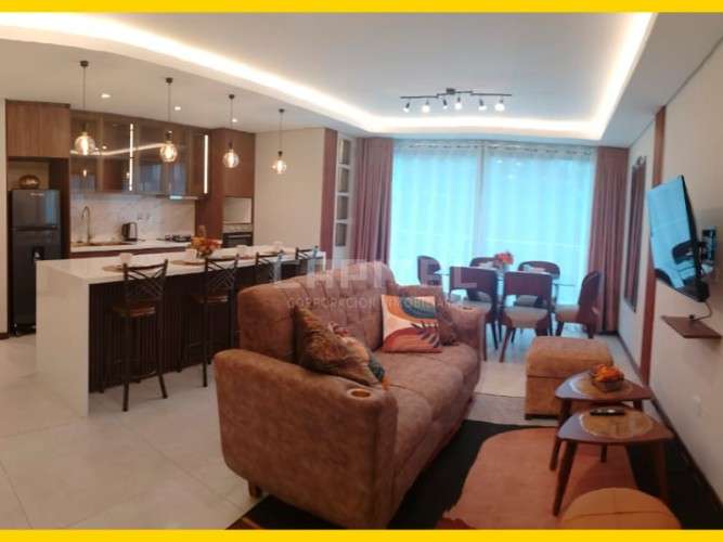 Departamento amoblado en alquiler en condominio equipetrol965236880