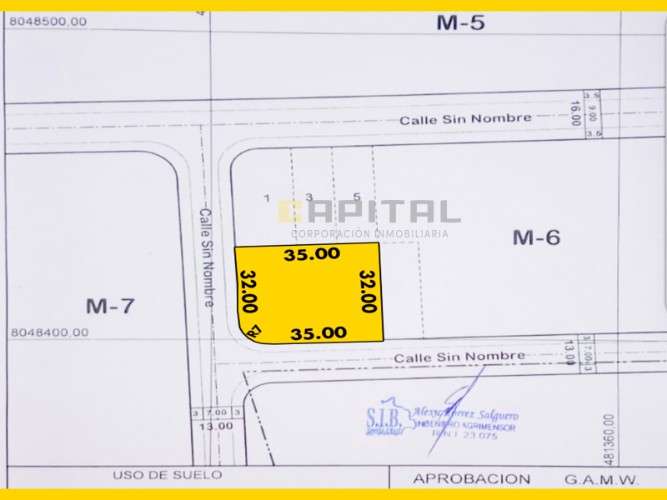 Vendo terreno de 1200 m2 en valle sanchez955372167