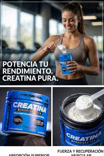 Creatina pro monohidratada 100% pura 300g 326066602