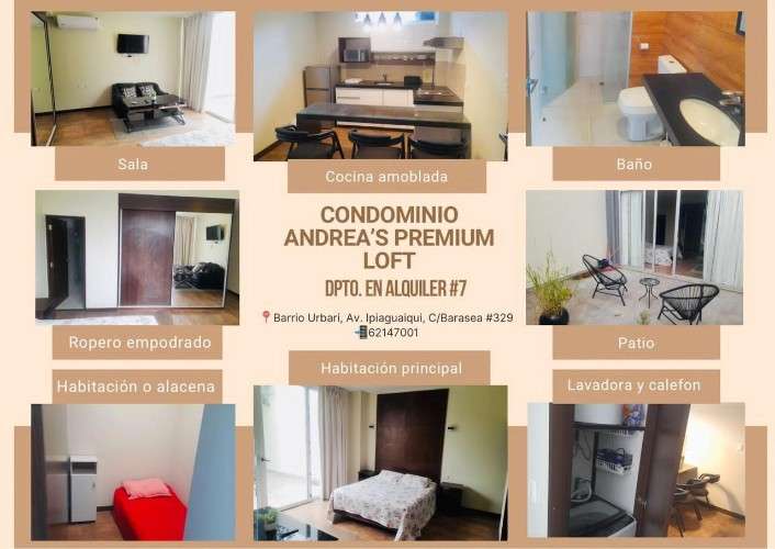 Alquiler departamento de 1 dormitorio999001708