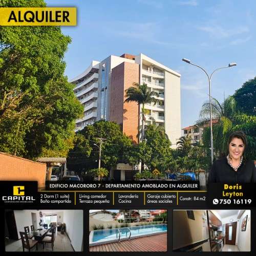 Edificio macororo 7 - departamento amoblado en alquiler530007045