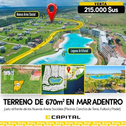 Terrenos en venta en condominio mar adentro352374908