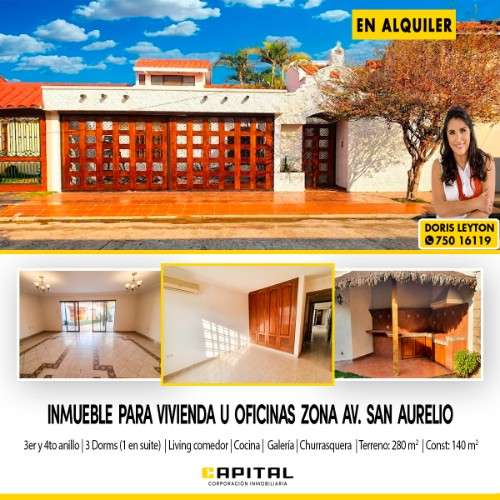 Alquilo inmueble para vivienda u oficinas1098699034