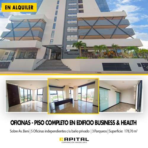 Oficinas en alquiler o venta en edificio business & health547406144