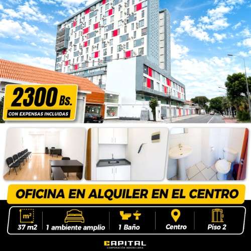 En edificio tres carabelas alquilo oficina1070838681