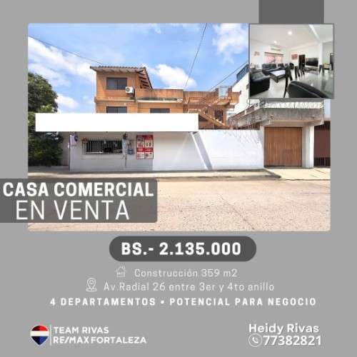 Casa comercial en venta radial 26560419541