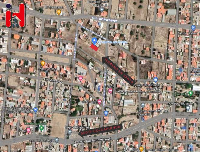 Hermoso lote de terreno en venta en colcapirhua1688483840