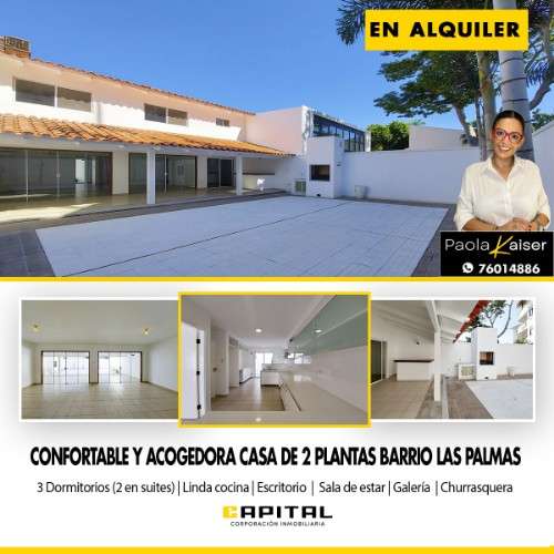 Casa en alquiler zona oeste barrio las palmas 1765507467