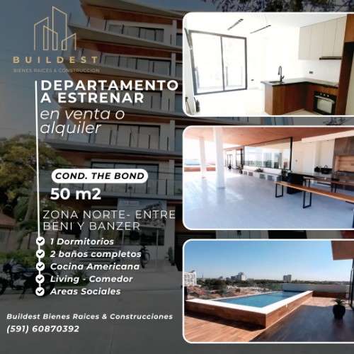 Departamento en venta/alquiler avenida beni1260585599