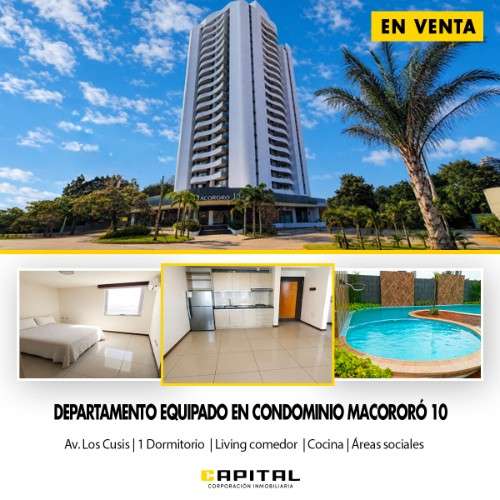 Departamento en venta de 1 dormitorio en macororo 101131461216