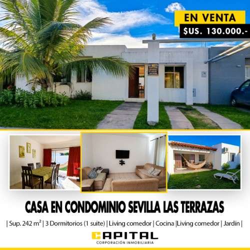 Casa en venta - condominio sevilla las terrazas801828638