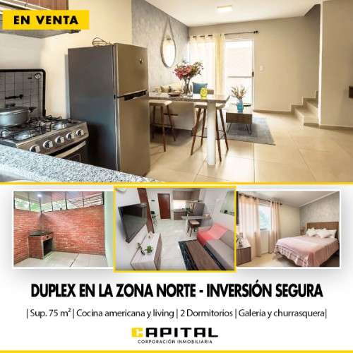 Duplex en venta en zona norte652541685