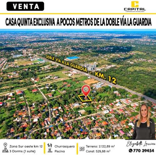 Casa quinta exclusiva a pocos metros de la doble via la guardia1810292844
