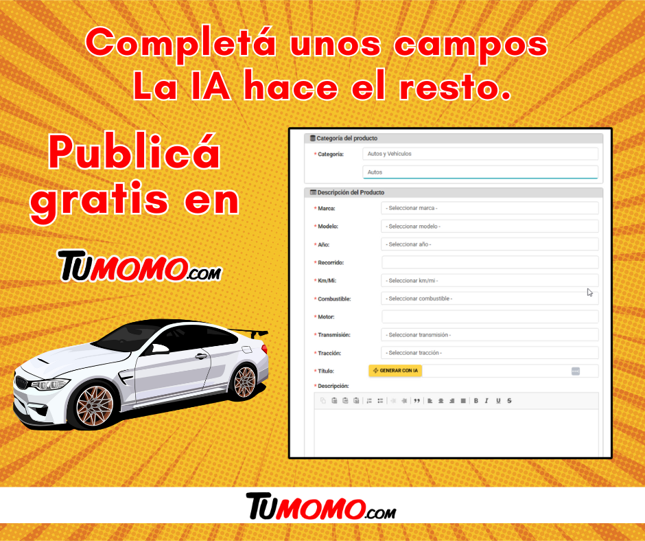 Publica con IA y gratis en Tumomo