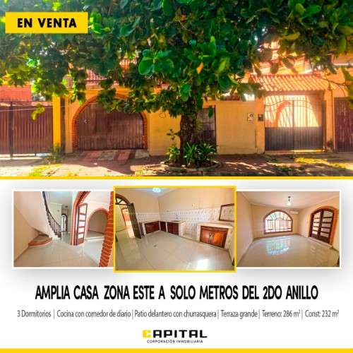  casa en venta – calle las taperas, zona este1966113564