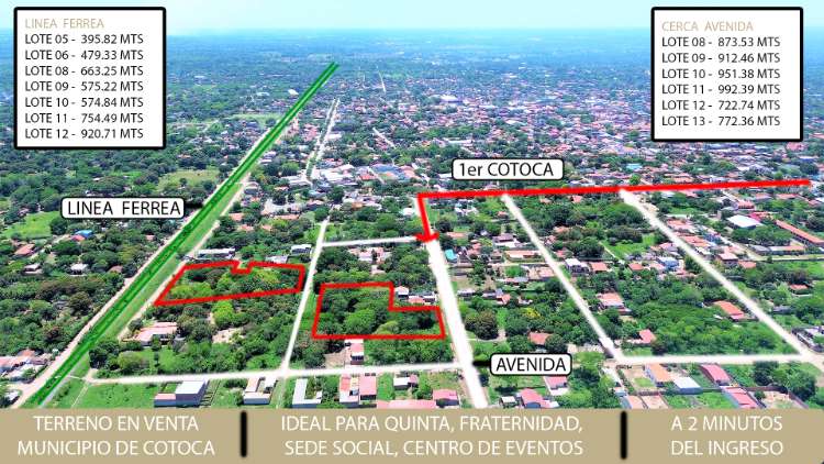 Terrenos en cotoca - para casa quinta y fraternidades311189033