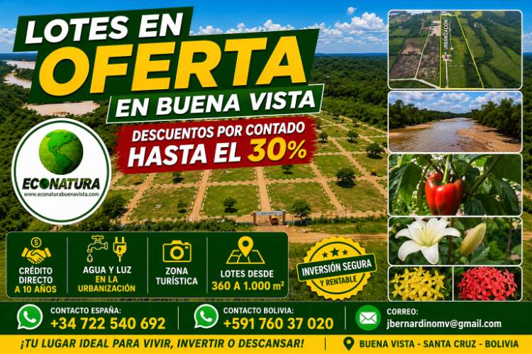 Venta de lotes en oferta de 365 a 1.000m21318271223
