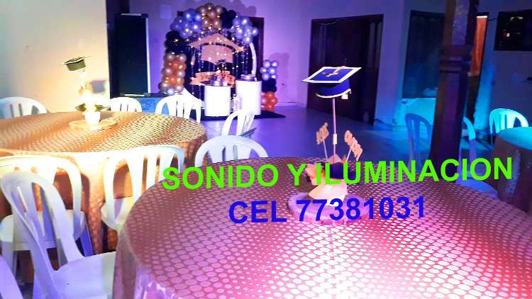 Amplificacion disponible para todos tus eventos cel 77381031122943141