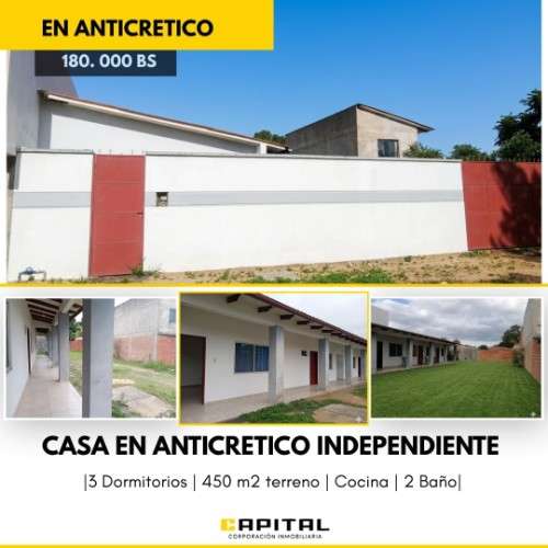 Amplia casa en anticrético - zona sur1940742913