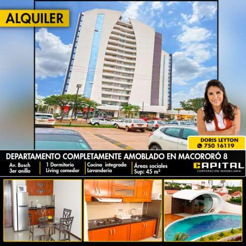 Departamento completamente amoblado de un dormitorio181128635