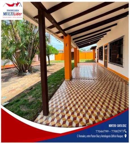 Oportunidad única casa en venta en zona central de montero727254757
