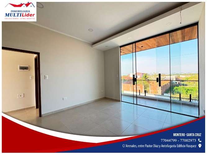 Hermosa casa en venta en montero zona leny rivero708907183