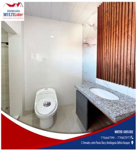 Hermosa casa en venta en montero zona leny rivero708907183
