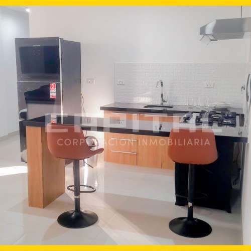 Departamento amoblado en alquiler – condominio stanza. ubicado en equipetrol,1996437807