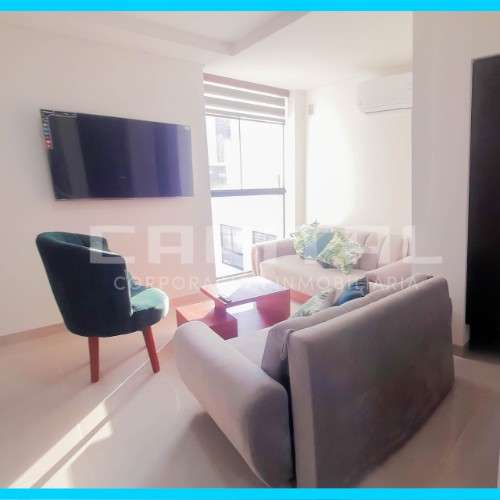 Departamento amoblado en alquiler – condominio stanza. ubicado en equipetrol,1996437807