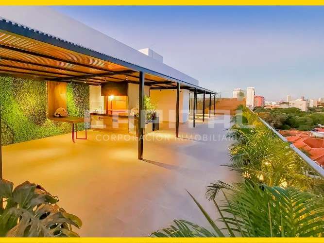Departamento amoblado en alquiler – condominio stanza. ubicado en equipetrol,1996437807