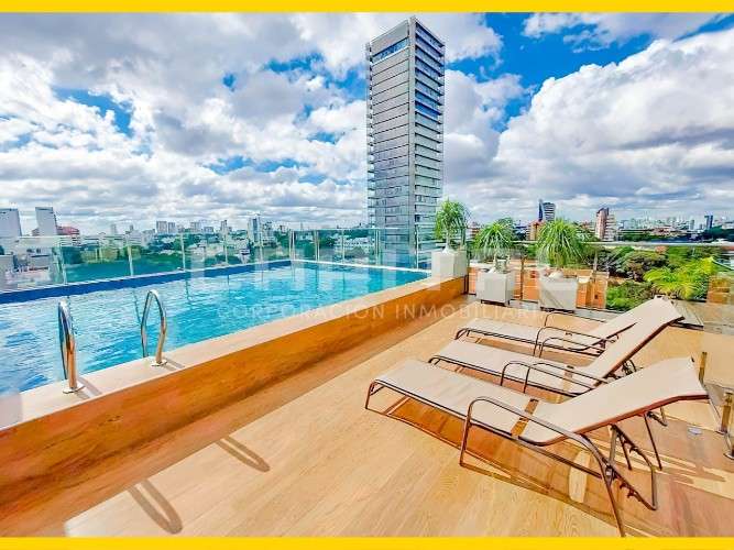 Departamento amoblado en alquiler – condominio stanza. ubicado en equipetrol,1996437807